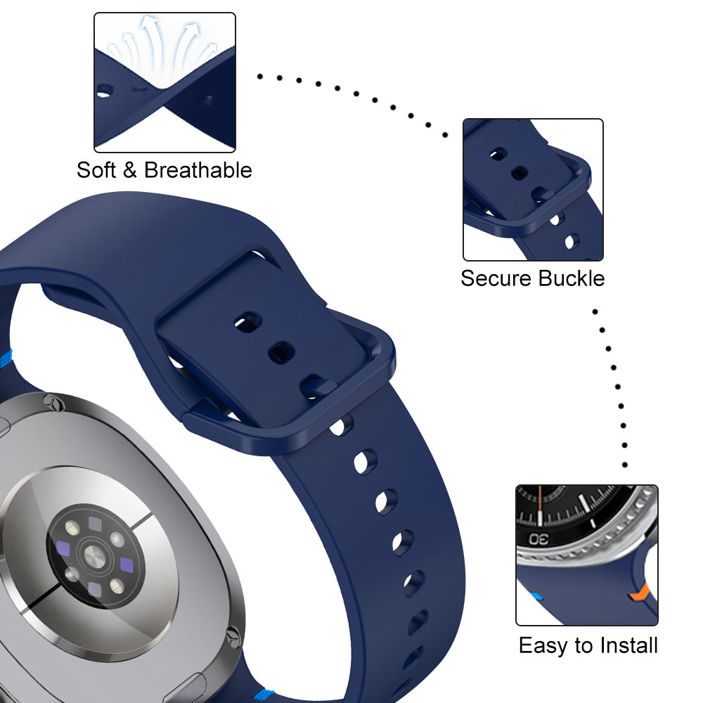 Samsung Galaxy Watch 8/ 8 Classic Silicone Sport Watch Strap Band